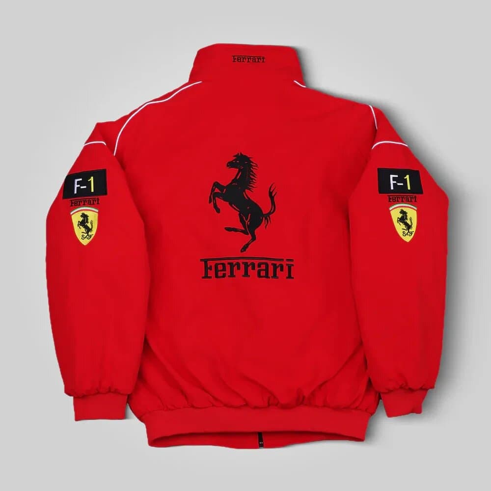 Chaqueta F1 Ferrari Roja - Vista 2