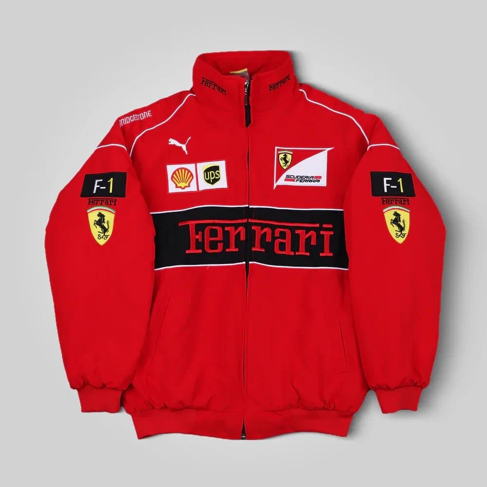 Chaqueta F1 Ferrari Roja - Vista 1